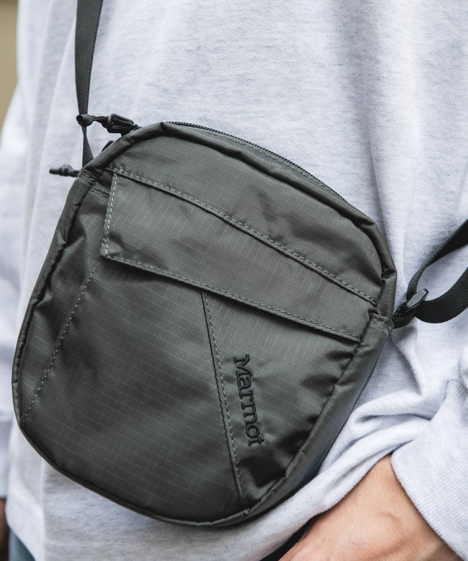『別注』Marmot×DOORS　Ripstop Shoulder Bag CHARCOAL one