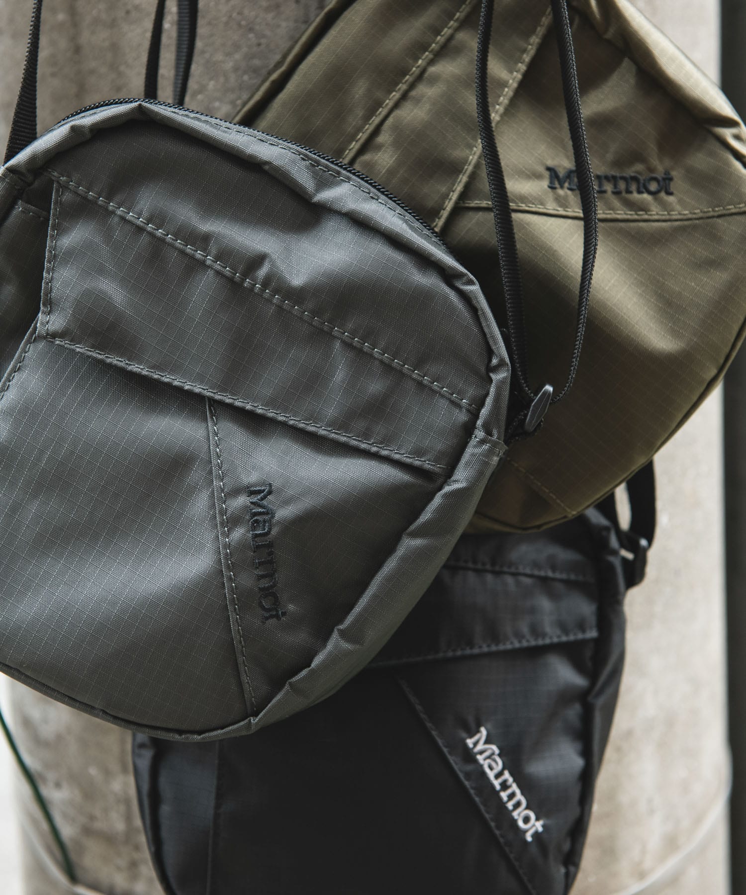 『別注』Marmot×DOORS　Ripstop Shoulder Bag CHARCOAL one