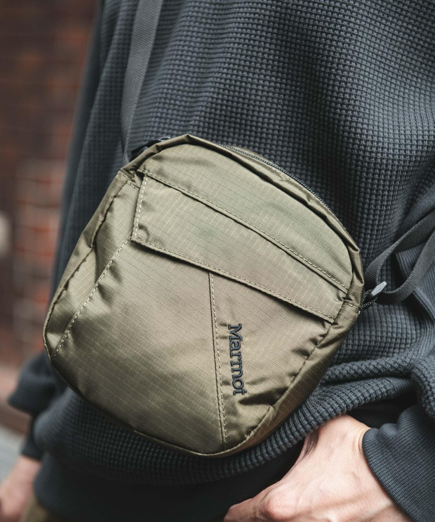 『別注』Marmot×DOORS　Ripstop Shoulder Bag SAGE one