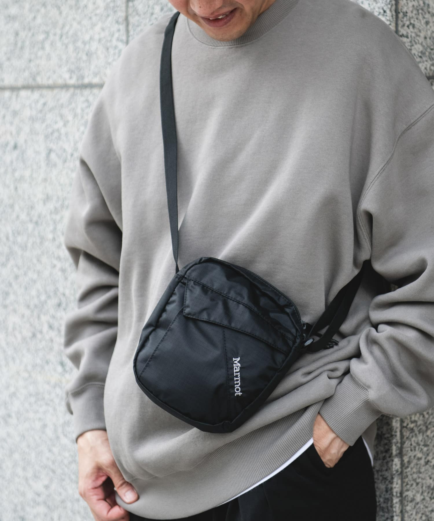 『別注』Marmot×DOORS　Ripstop Shoulder Bag BLACK one