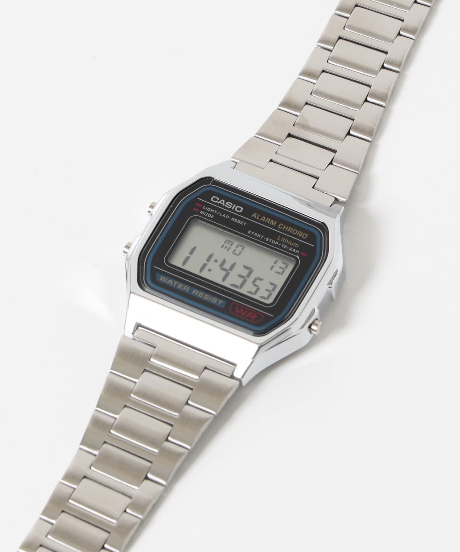 CASIO　A158WA-1JH SILVER FREE