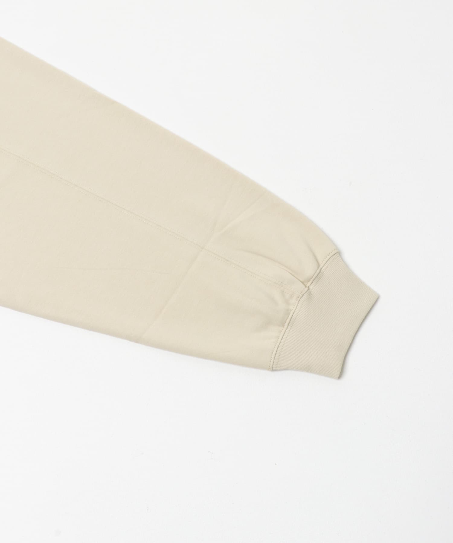 STILL BY HAND　Zip up cotton jumper LIGHTBEIGE 46