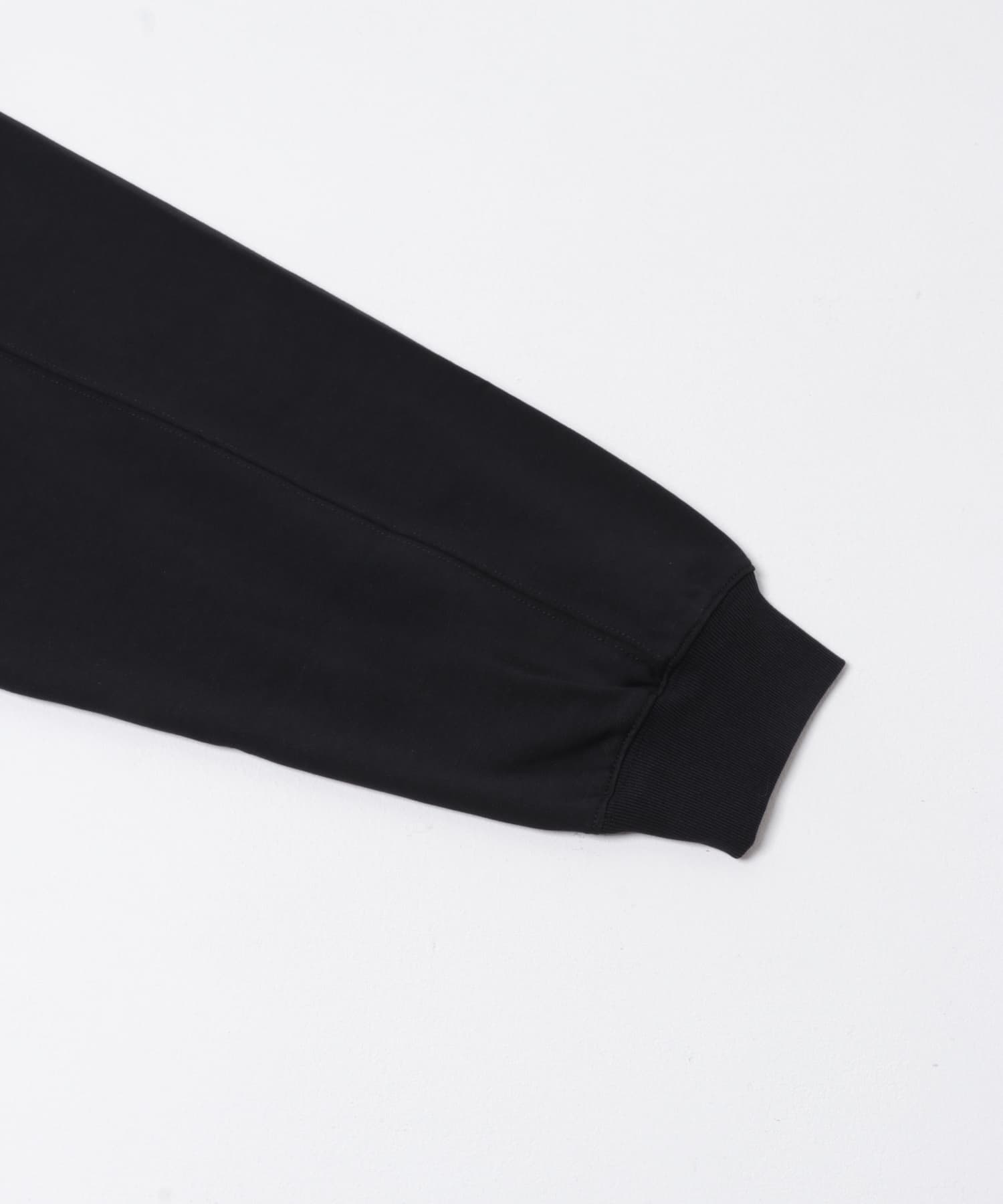 STILL BY HAND　Zip up cotton jumper BLACK NAVY 46