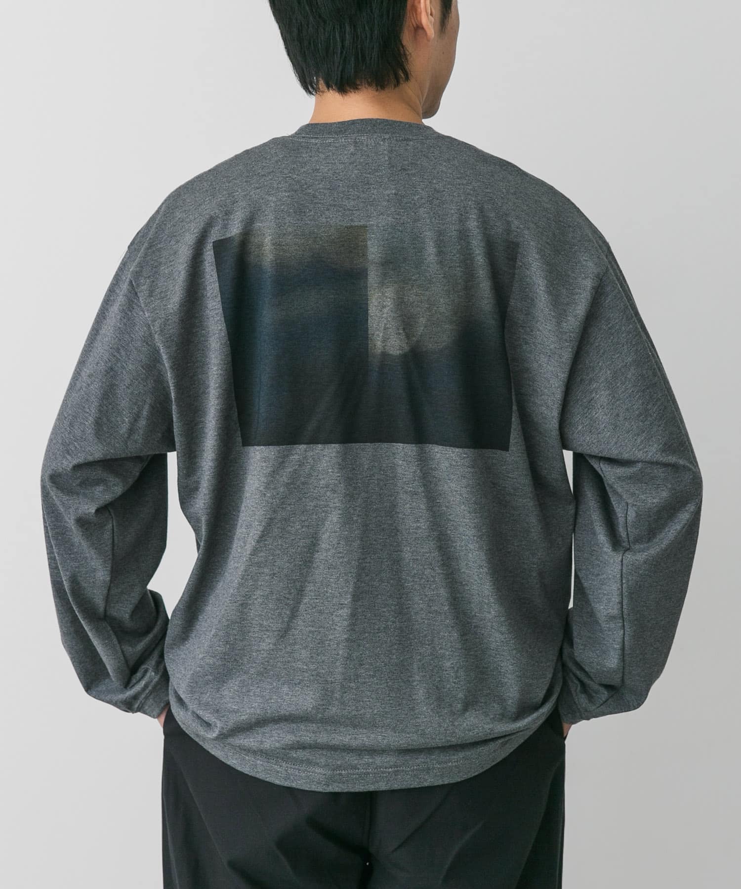 STILL BY HAND　Printed long sleeve