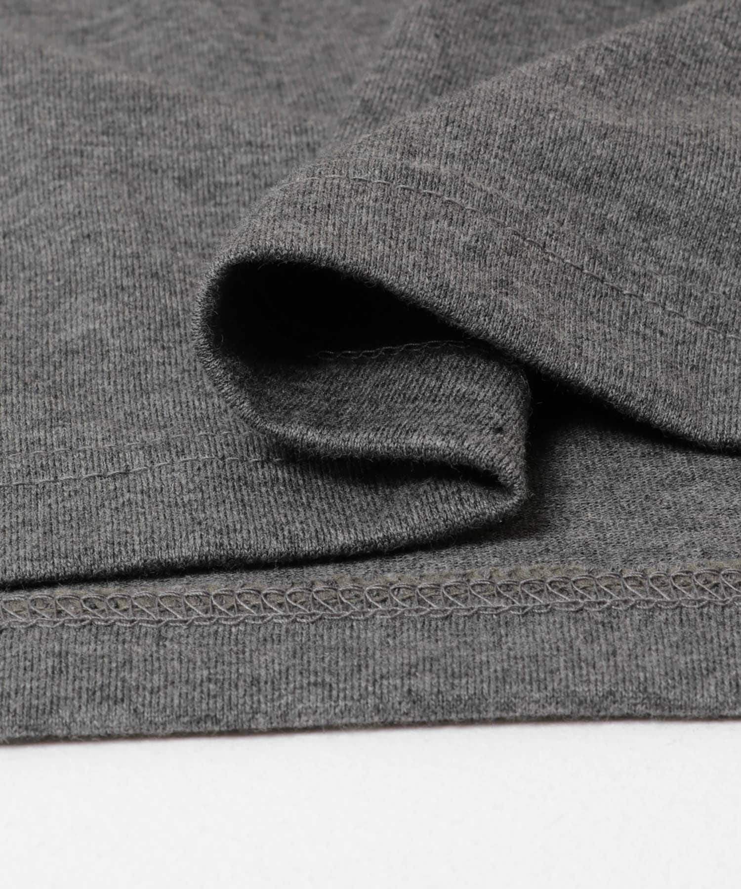 STILL BY HAND　Printed long sleeve CHARCOAL 46