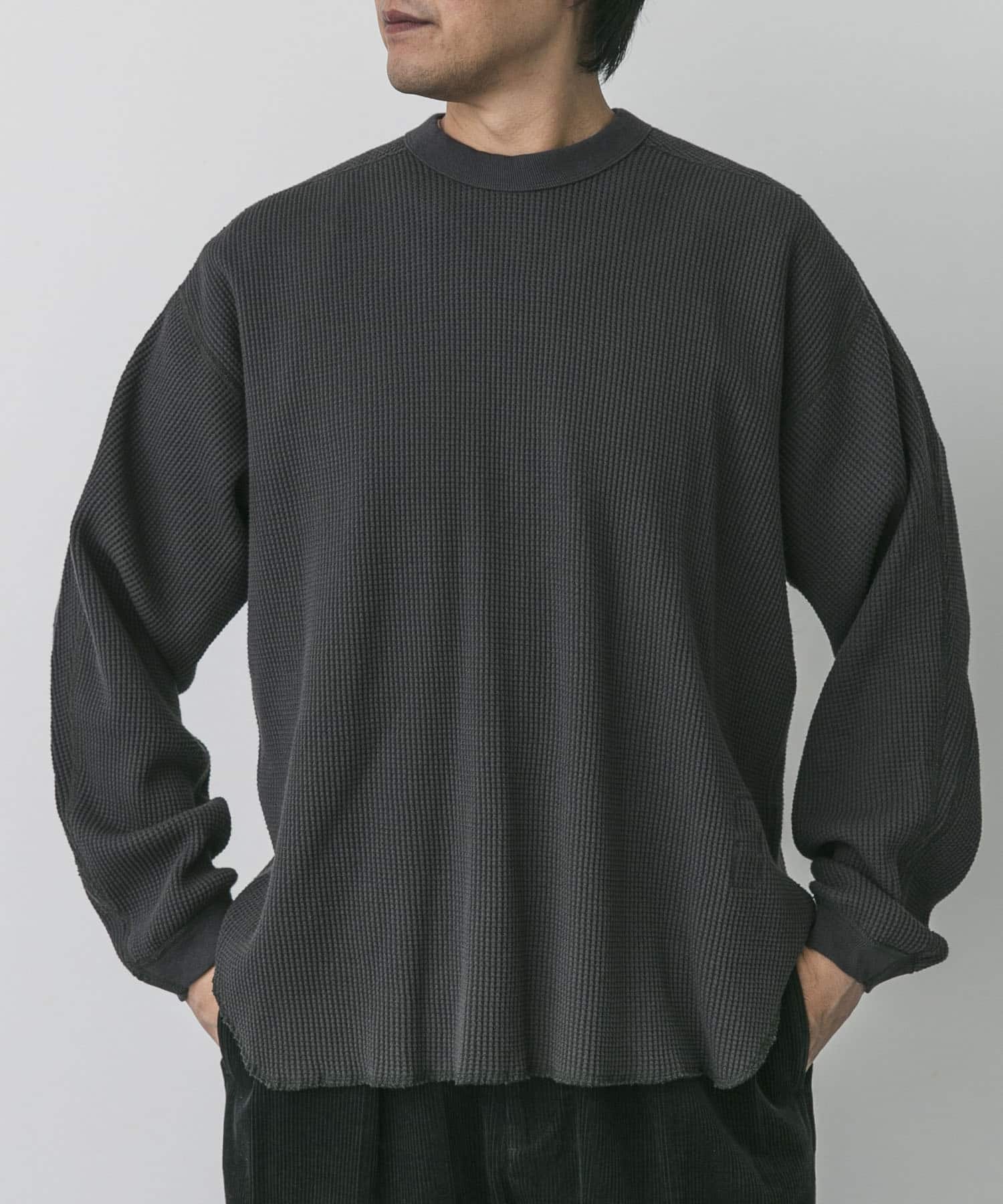 ENDS and MEANS　Waffle Thermal Long-Sleeve