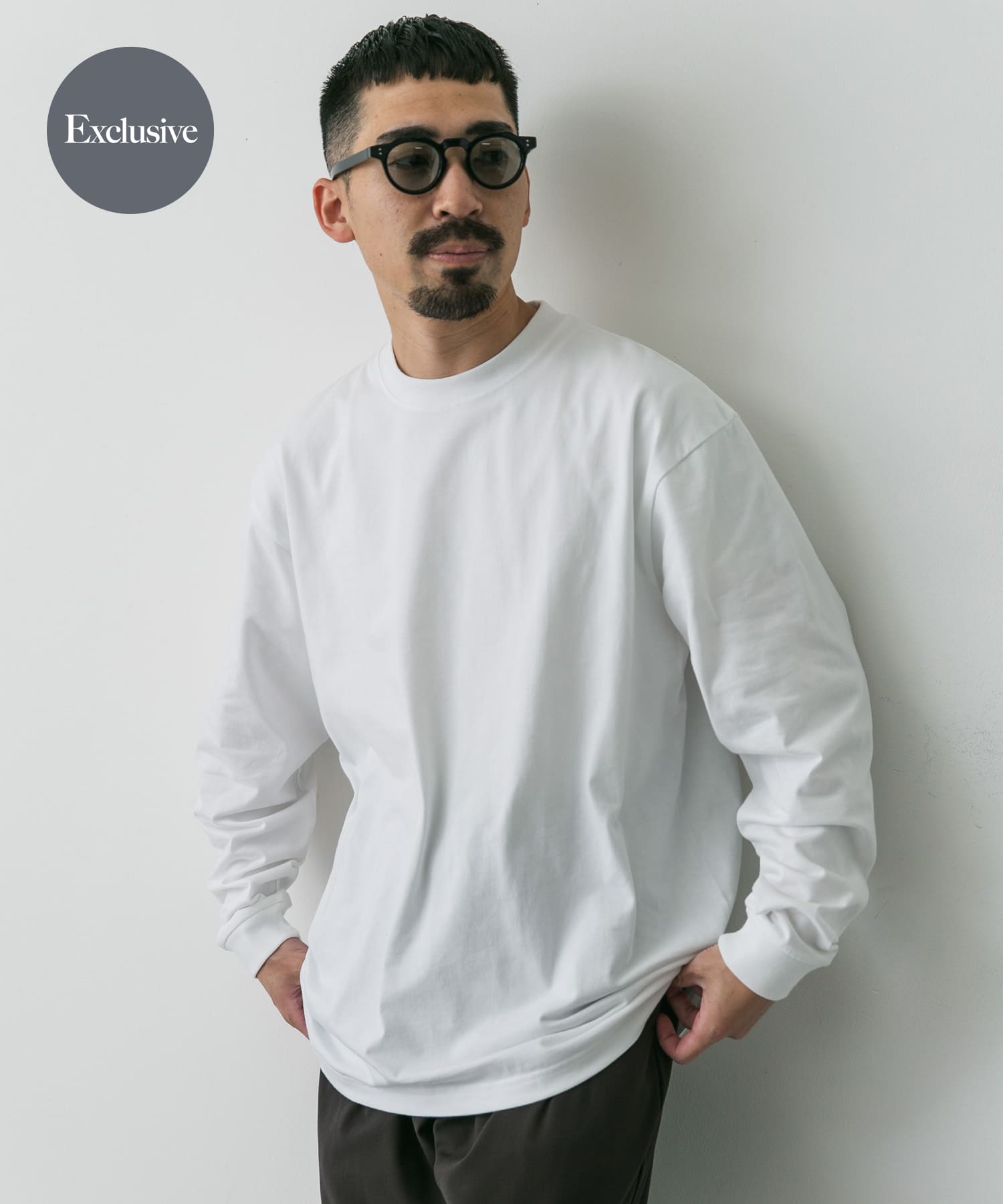 『別注』HANES×DOORS　BEEFY-T DOORS FIT LONG-SLEEVE