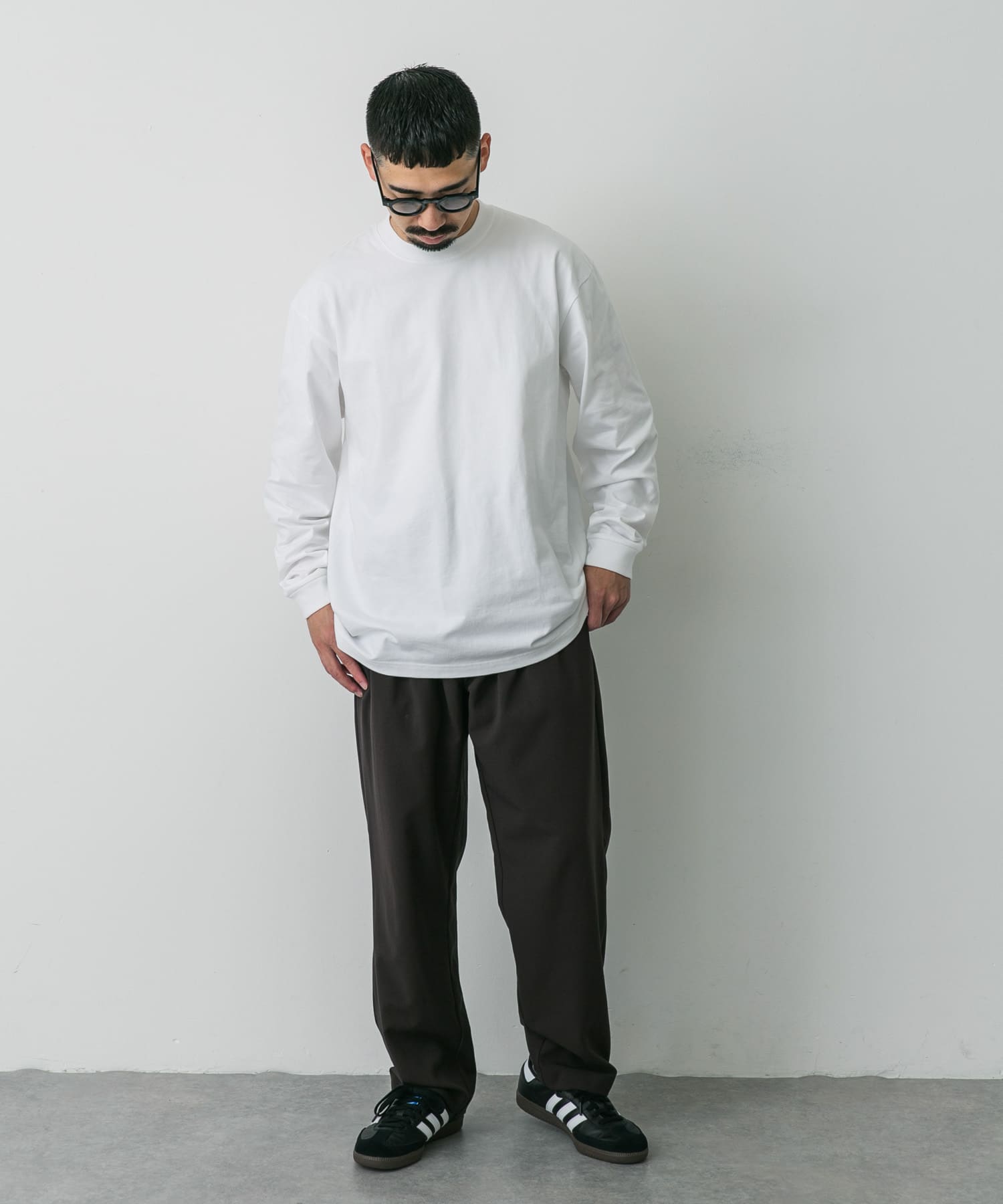 『別注』HANES×DOORS　BEEFY-T DOORS FIT LONG-SLEEVE ホワイト M
