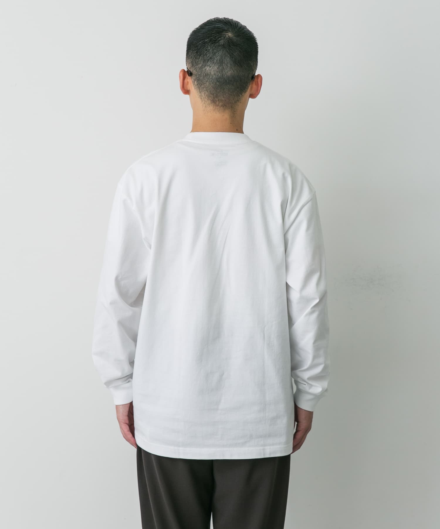 『別注』HANES×DOORS　BEEFY-T DOORS FIT LONG-SLEEVE ホワイト M