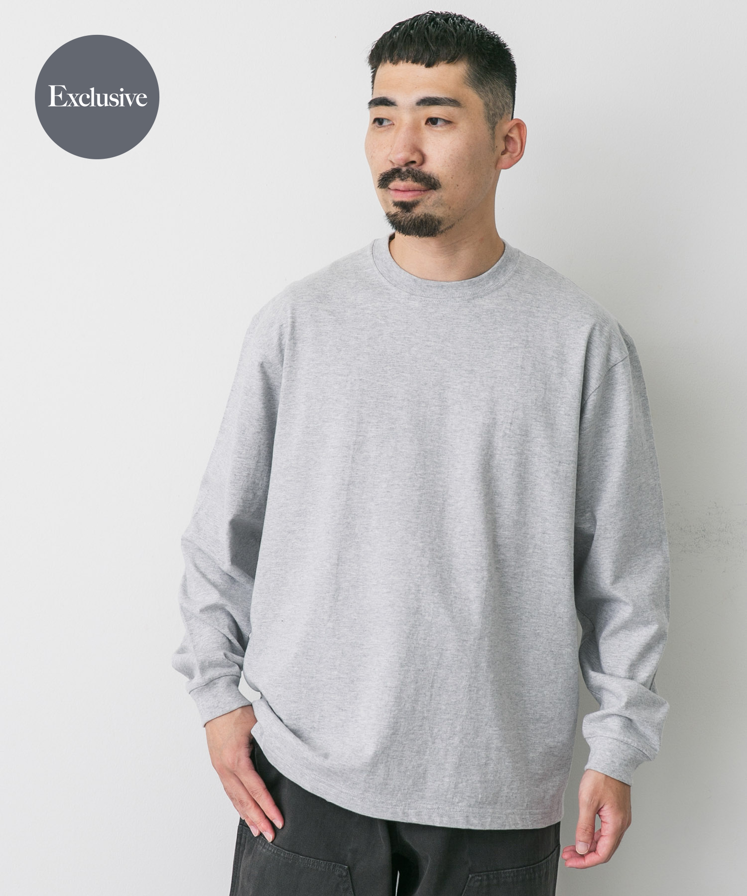 『別注』HANES×DOORS　BEEFY-T DOORS FIT LONG-SLEEVE
