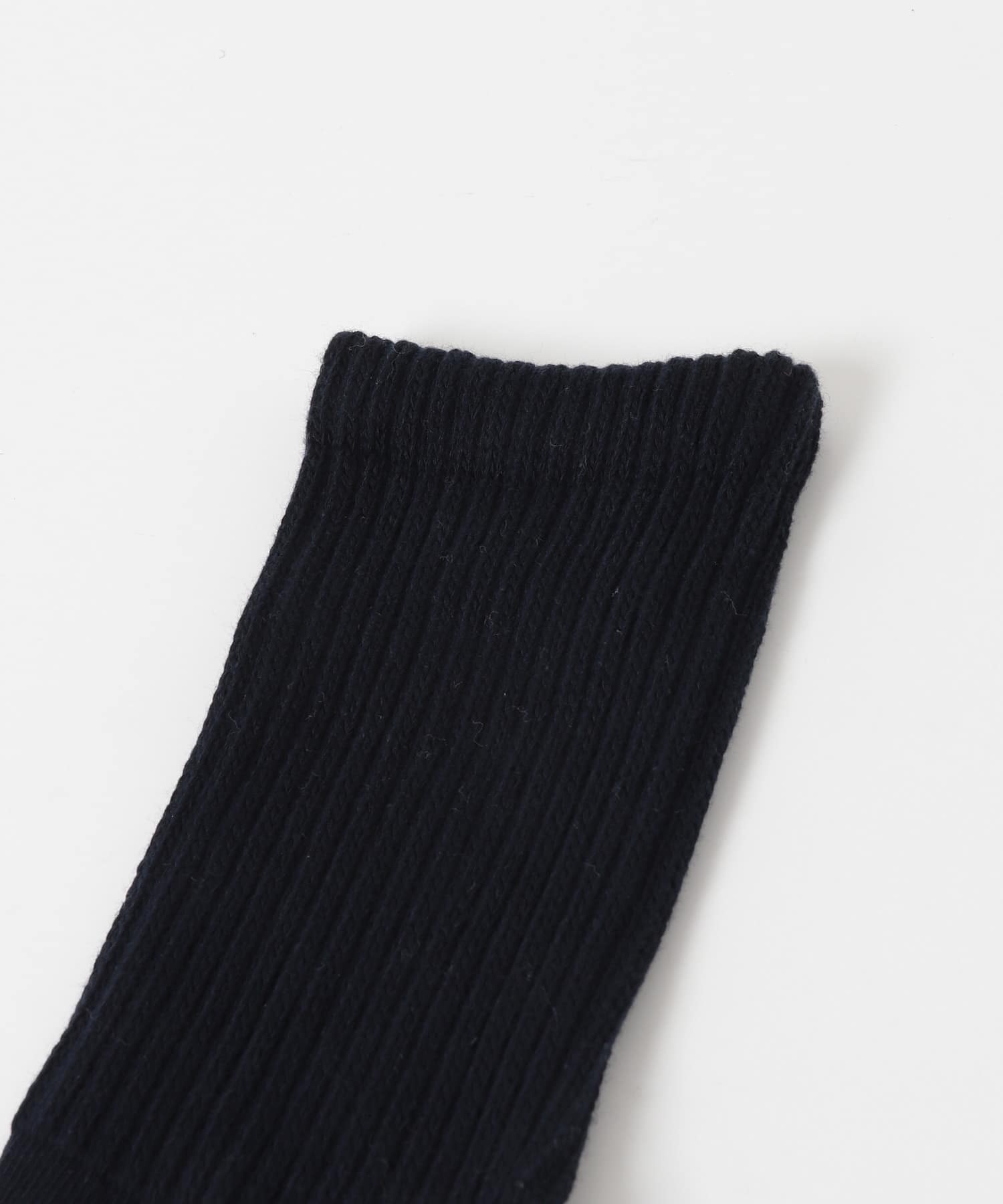 HANES　クルーソックス2P NVY×CHC M