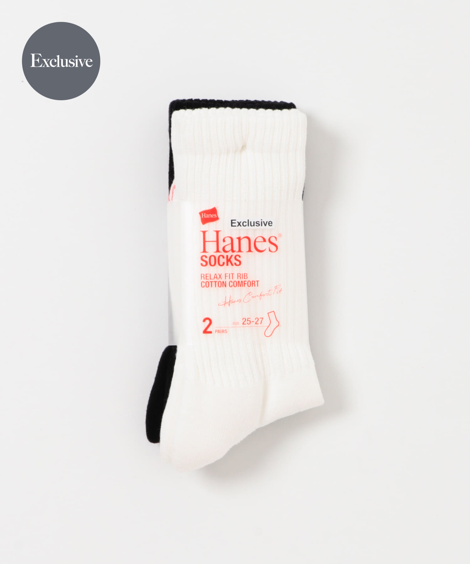 『別注』HANES×DOORS　クルーソックス2P