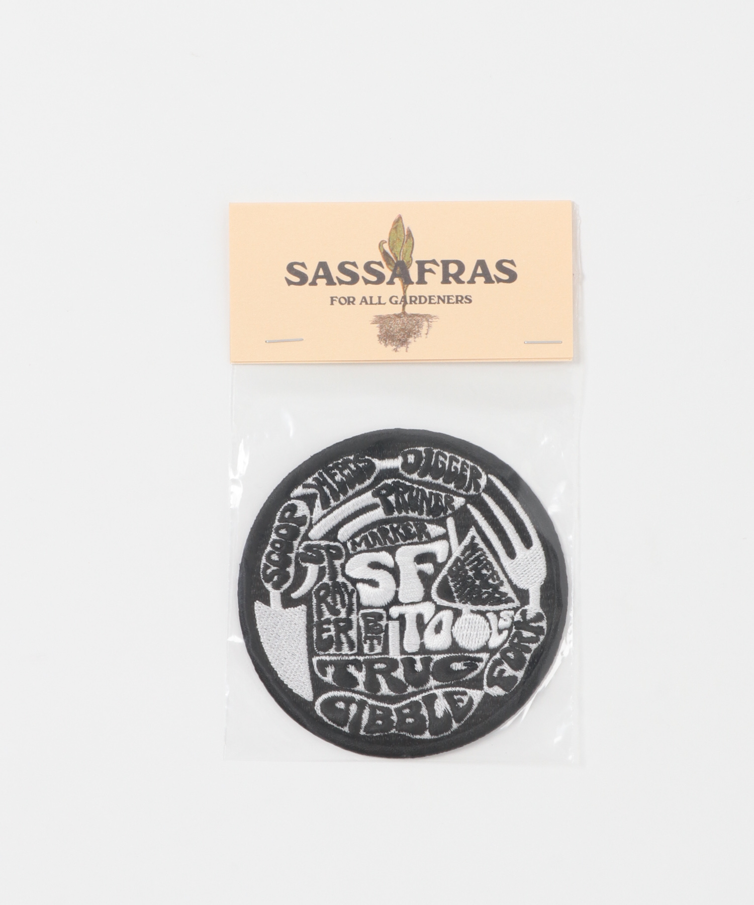 SASSAFRAS　Whole Garden Patch WHT/BLK Free
