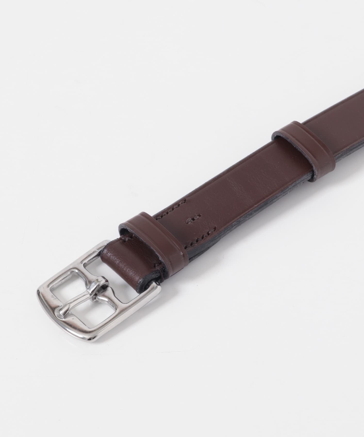 BRADY　STIRRUP BELT 1in-SILVER FRENCH TAN 32