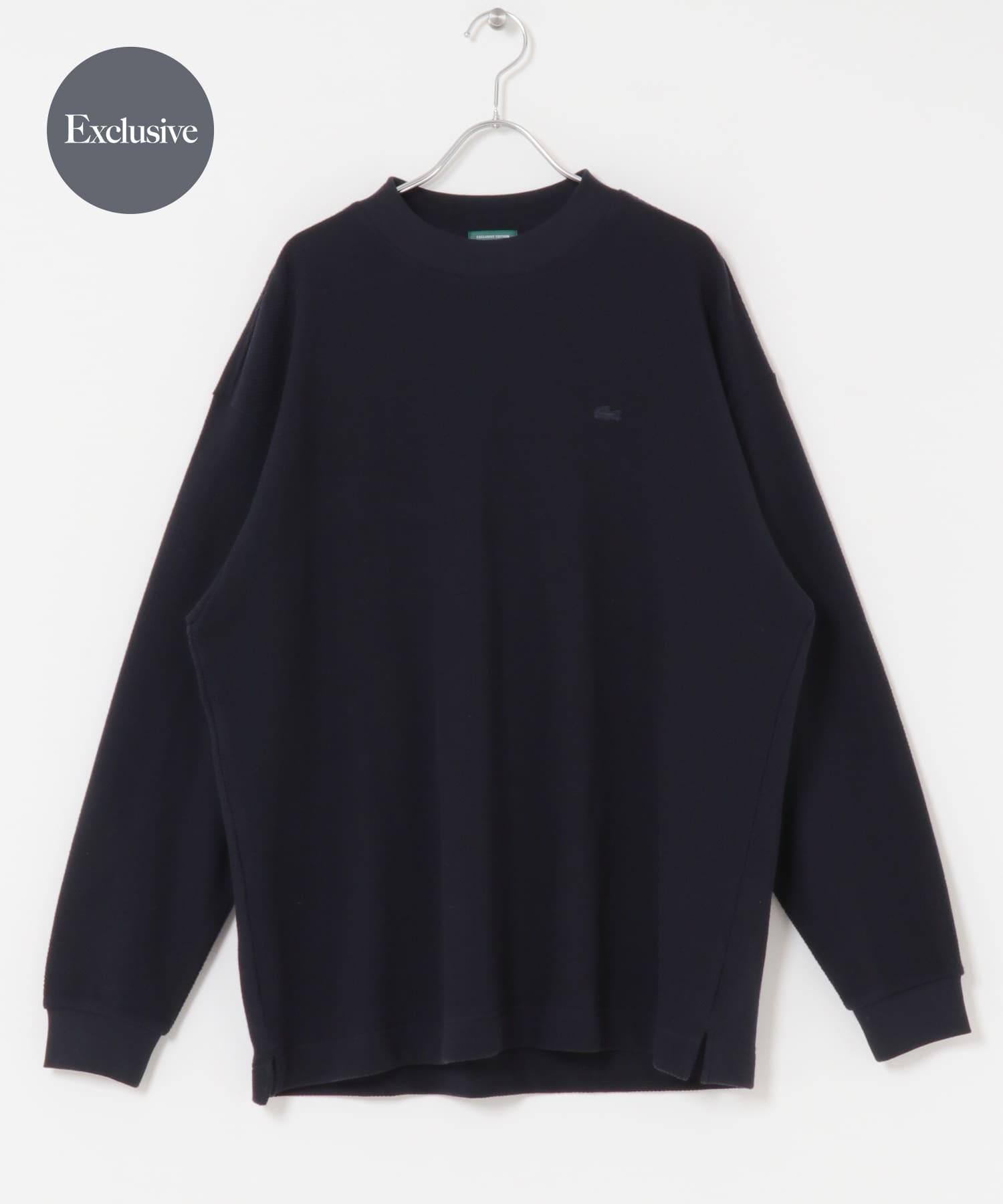 『別注』LACOSTE×DOORS　thick pique mock long-sleeve