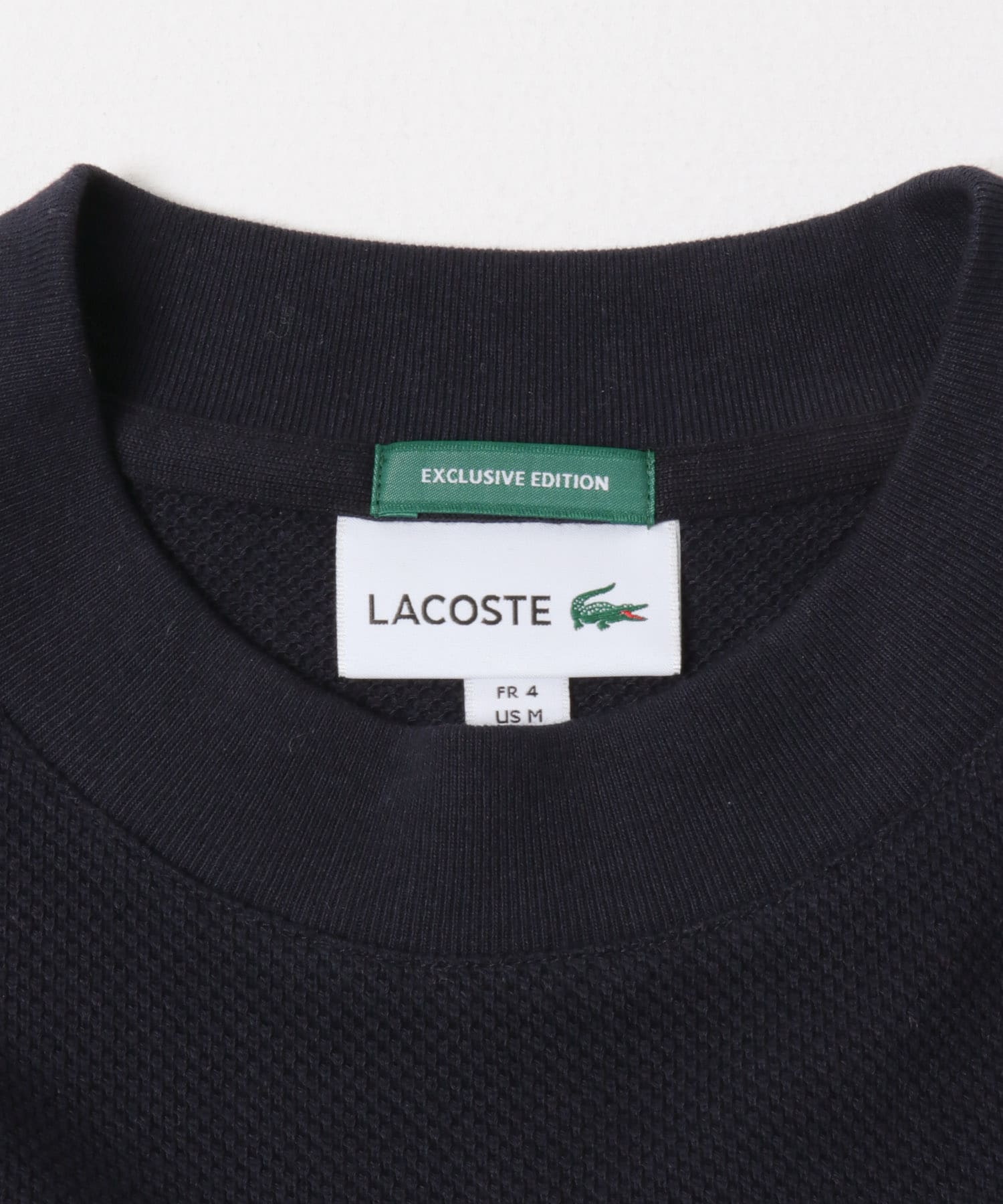『別注』LACOSTE×DOORS　thick pique mock long-sleeve ABINE 3