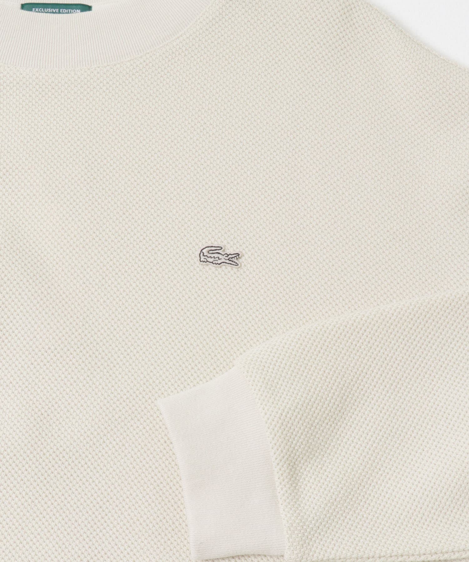 『別注』LACOSTE×DOORS　thick pique mock long-sleeve HAMMAM 3