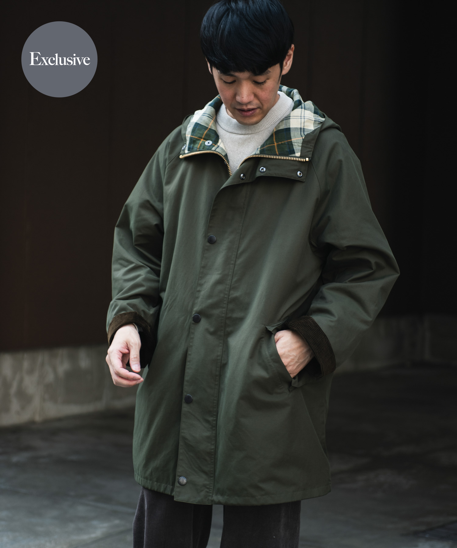 『別注』Barbour×DOORS HOODED COAT