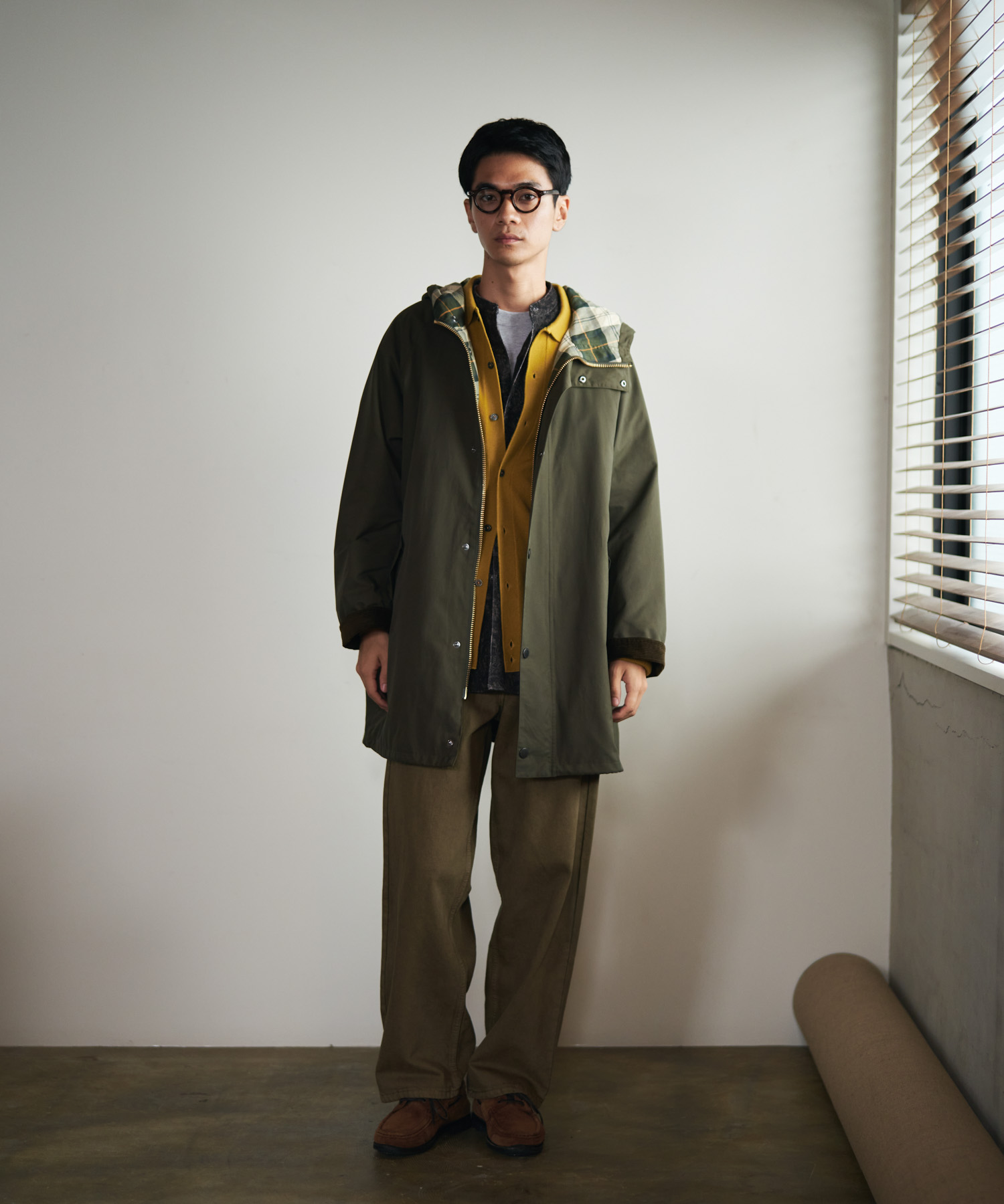 『別注』Barbour×DOORS　HOODED COAT SAGE 40