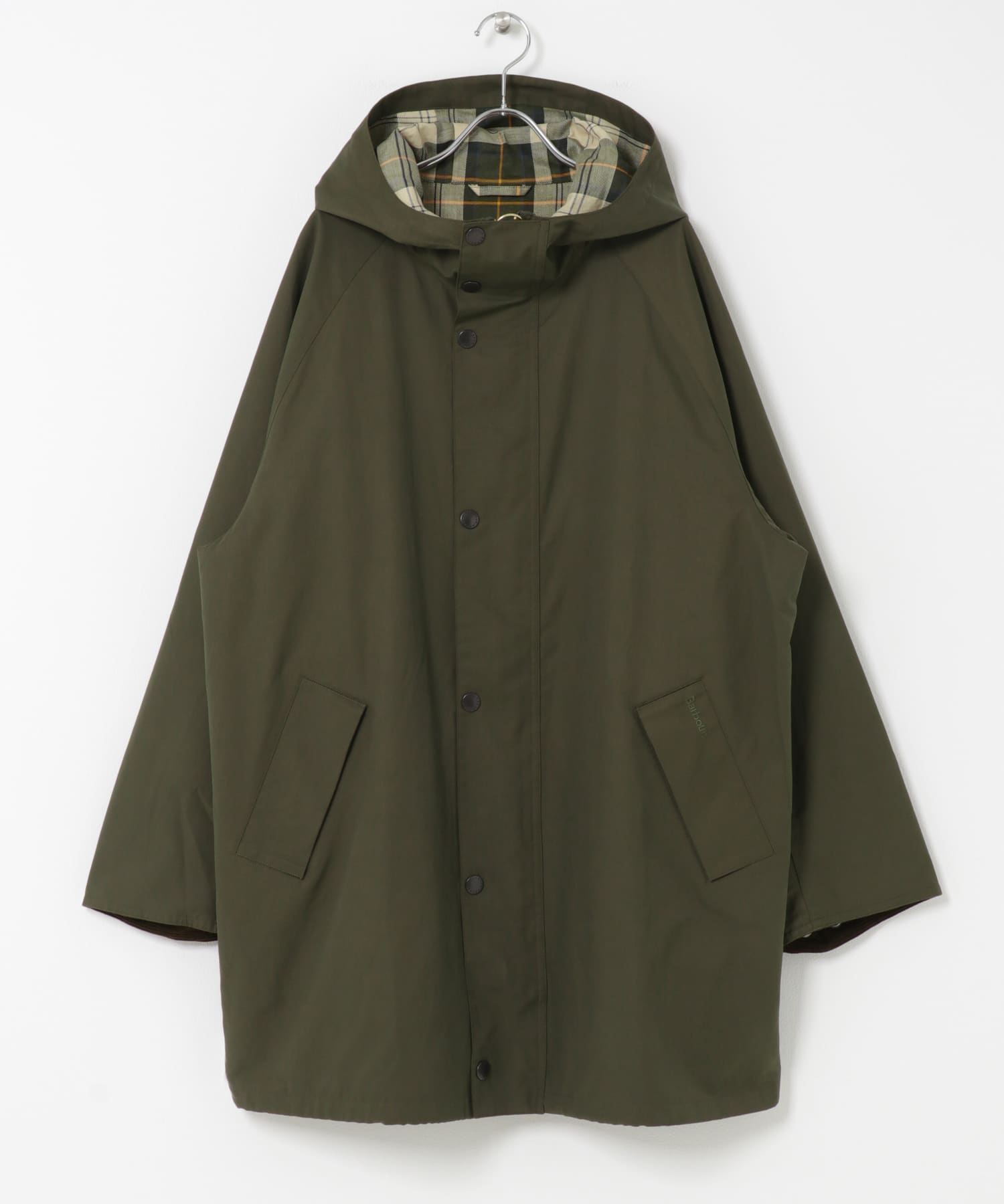 『別注』Barbour　HOODED COAT SAGE 38