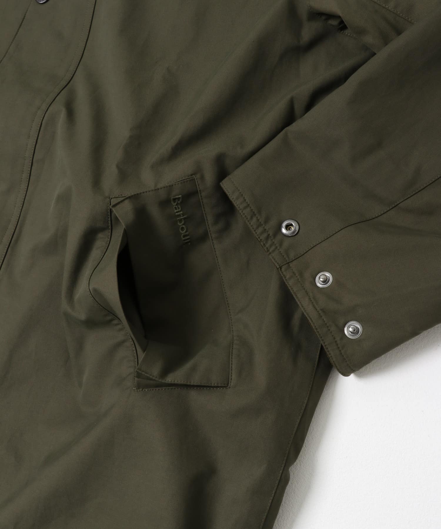 『別注』Barbour　HOODED COAT SAGE 38