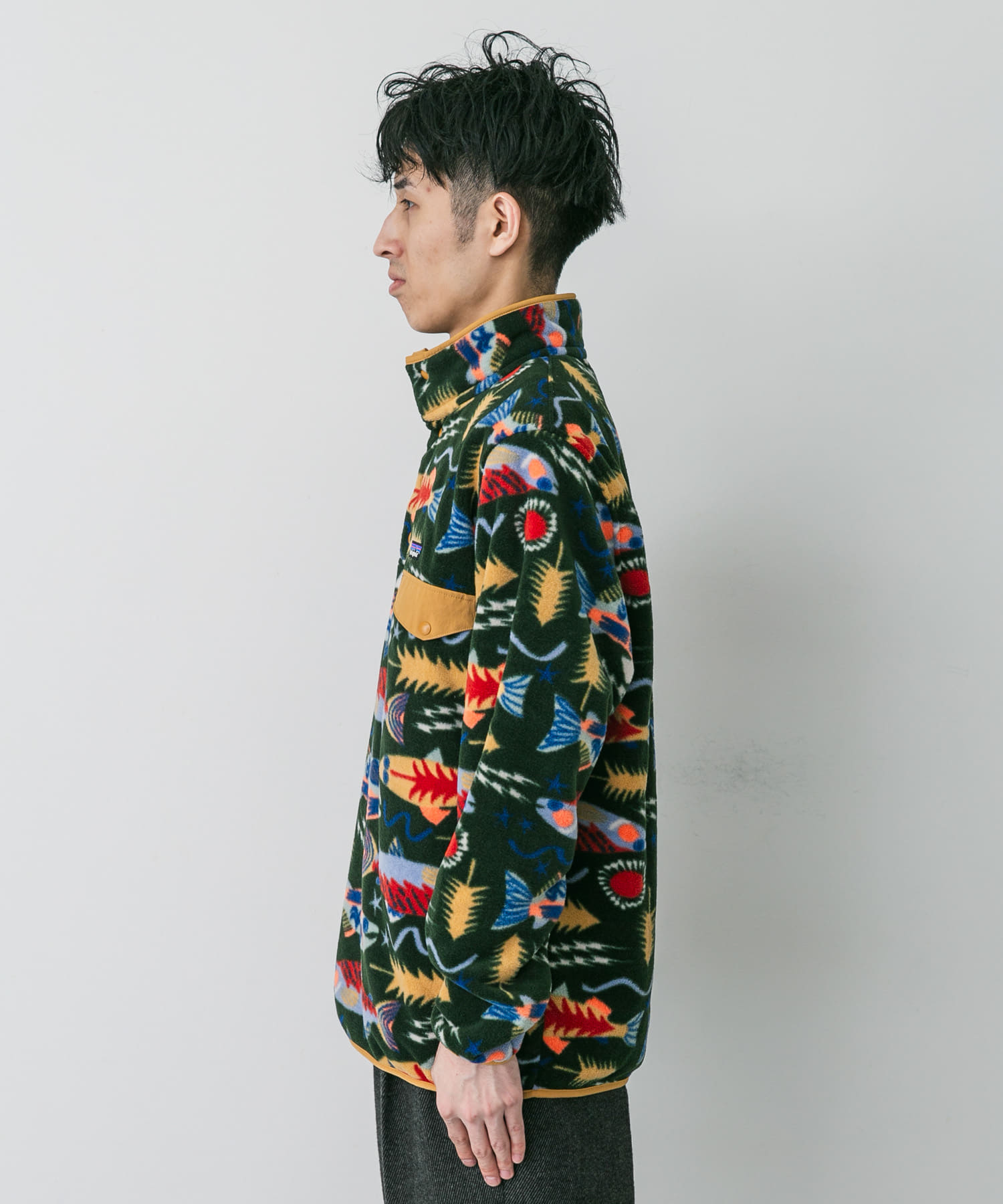 patagonia Ms LW Synch Snap-T-Shitrs Pullover(S SEOG): トップス