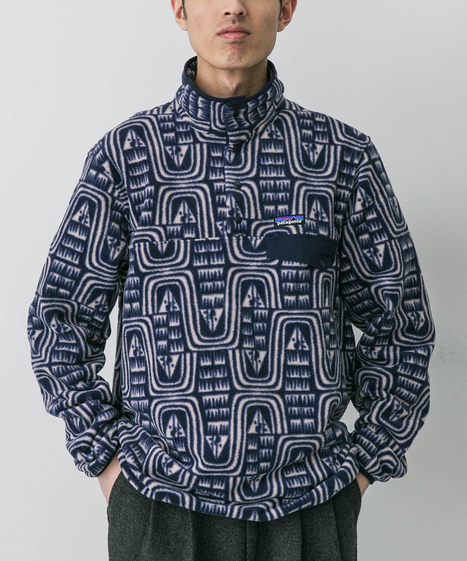 patagonia Ms LW Synch Snap-T-Shitrs Pullover(S SEOG): トップス