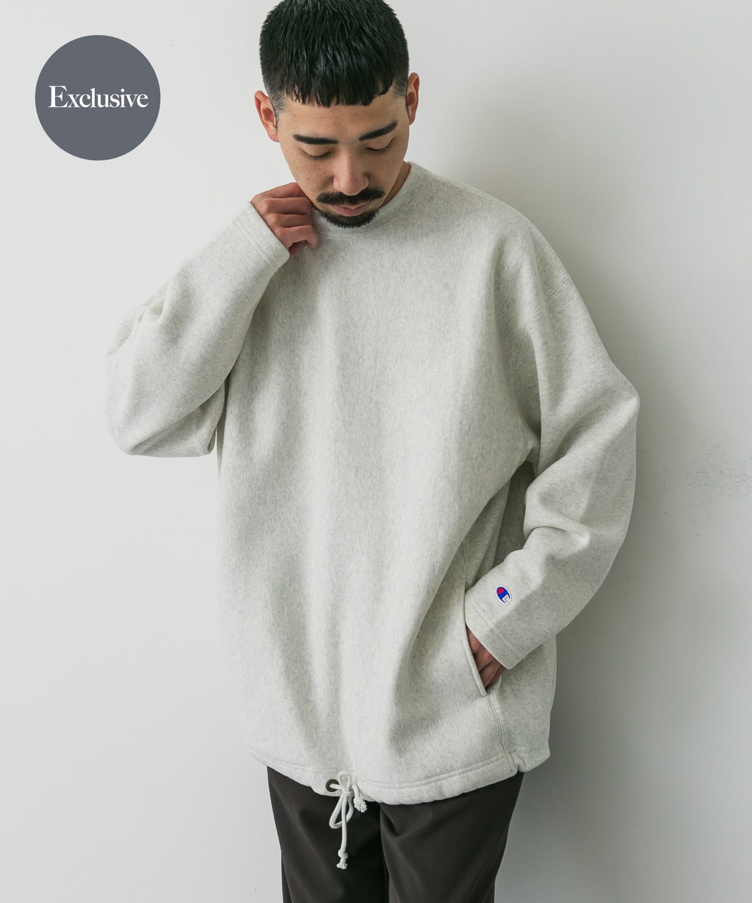 『別注』Champion×DOORS　CREWNECK SWEATSHIRTS