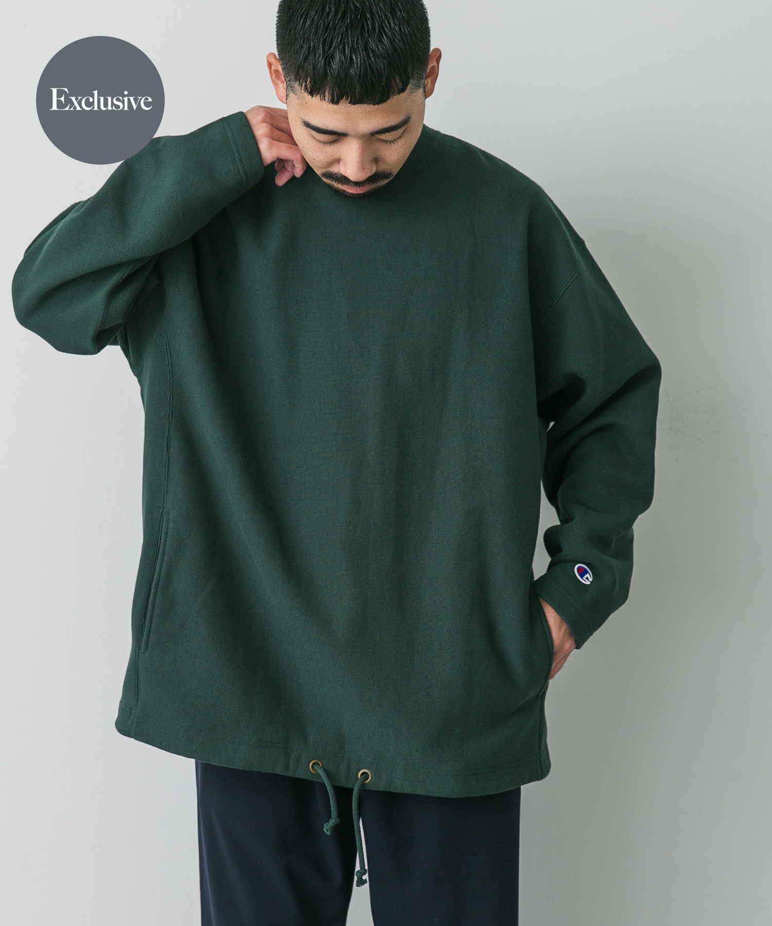 『別注』Champion×DOORS　CREWNECK SWEATSHIRTS