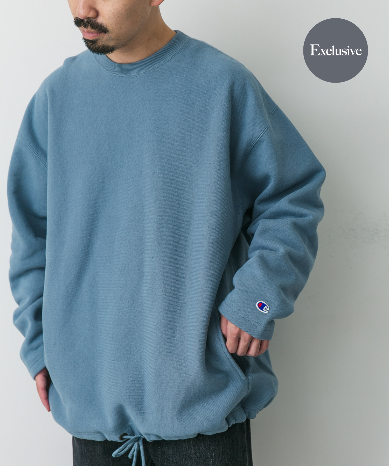 『別注』Champion×DOORS　CREWNECK SWEATSHIRTS
