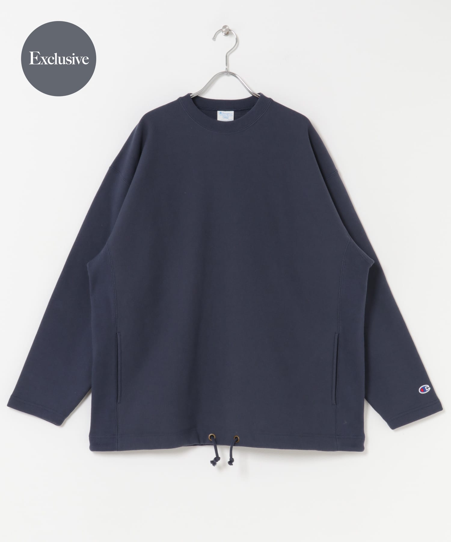『別注』Champion×DOORS　CREWNECK SWEATSHIRTS ダークネイビー M