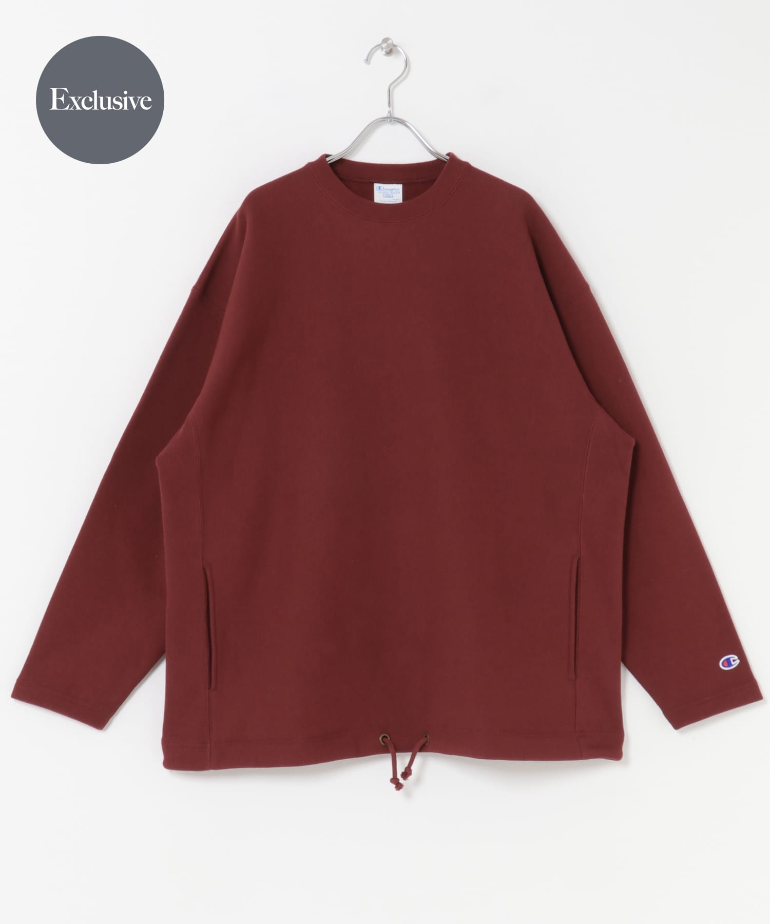 『別注』Champion×DOORS　CREWNECK SWEATSHIRTS ワイン M