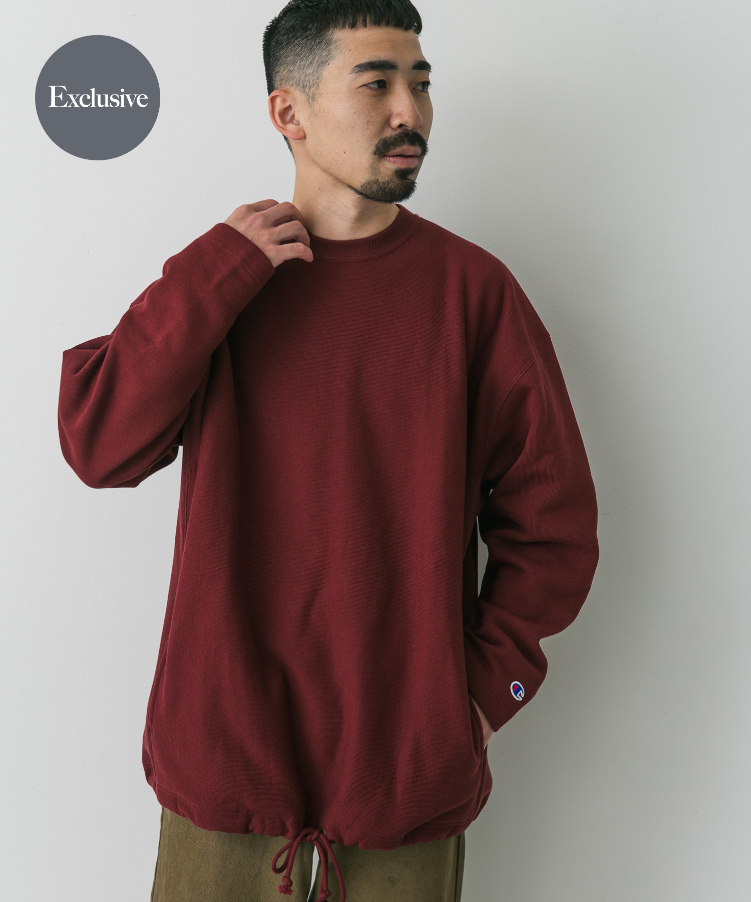 『別注』Champion×DOORS　CREWNECK SWEATSHIRTS