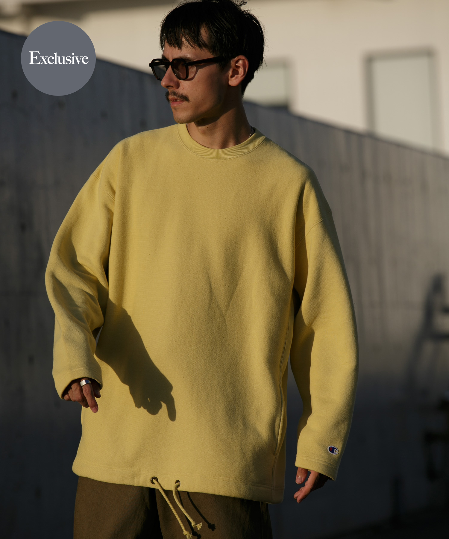 『別注』Champion×DOORS　CREWNECK SWEATSHIRTS