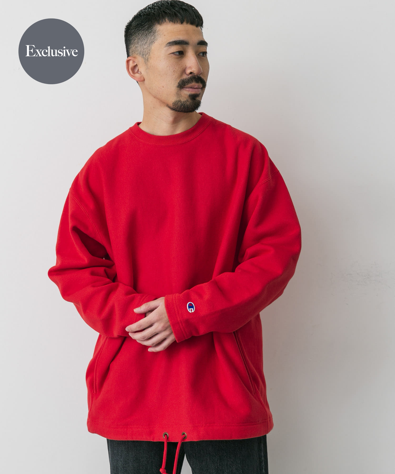 『別注』Champion×DOORS　CREWNECK SWEATSHIRTS