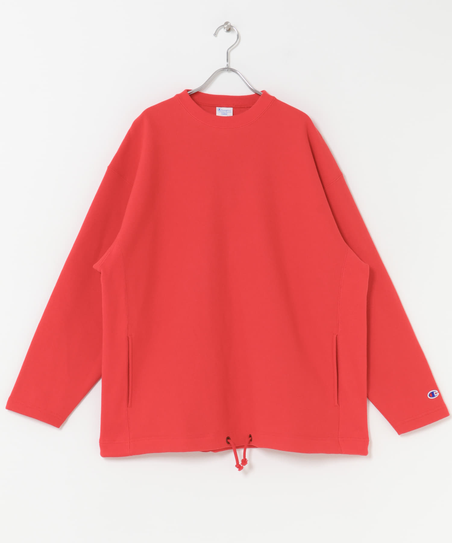 『別注』Champion×DOORS　CREWNECK SWEATSHIRTS ルビーレッド M