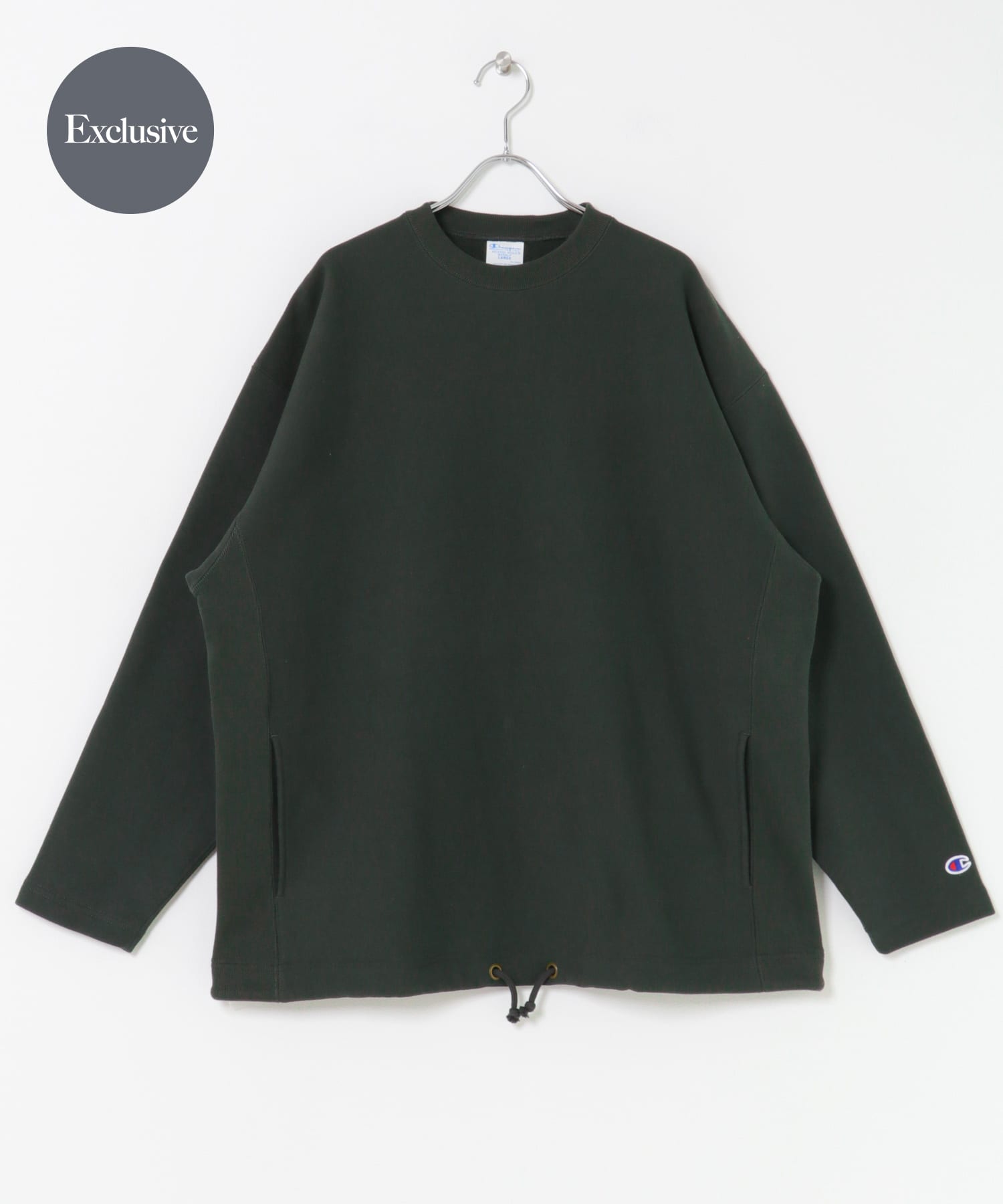 『別注』Champion×DOORS　CREWNECK SWEATSHIRTS オフブラック M