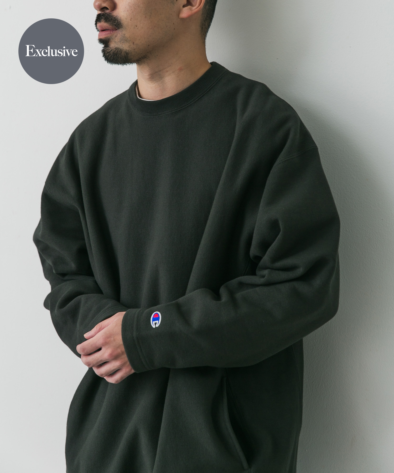 『別注』Champion×DOORS　CREWNECK SWEATSHIRTS