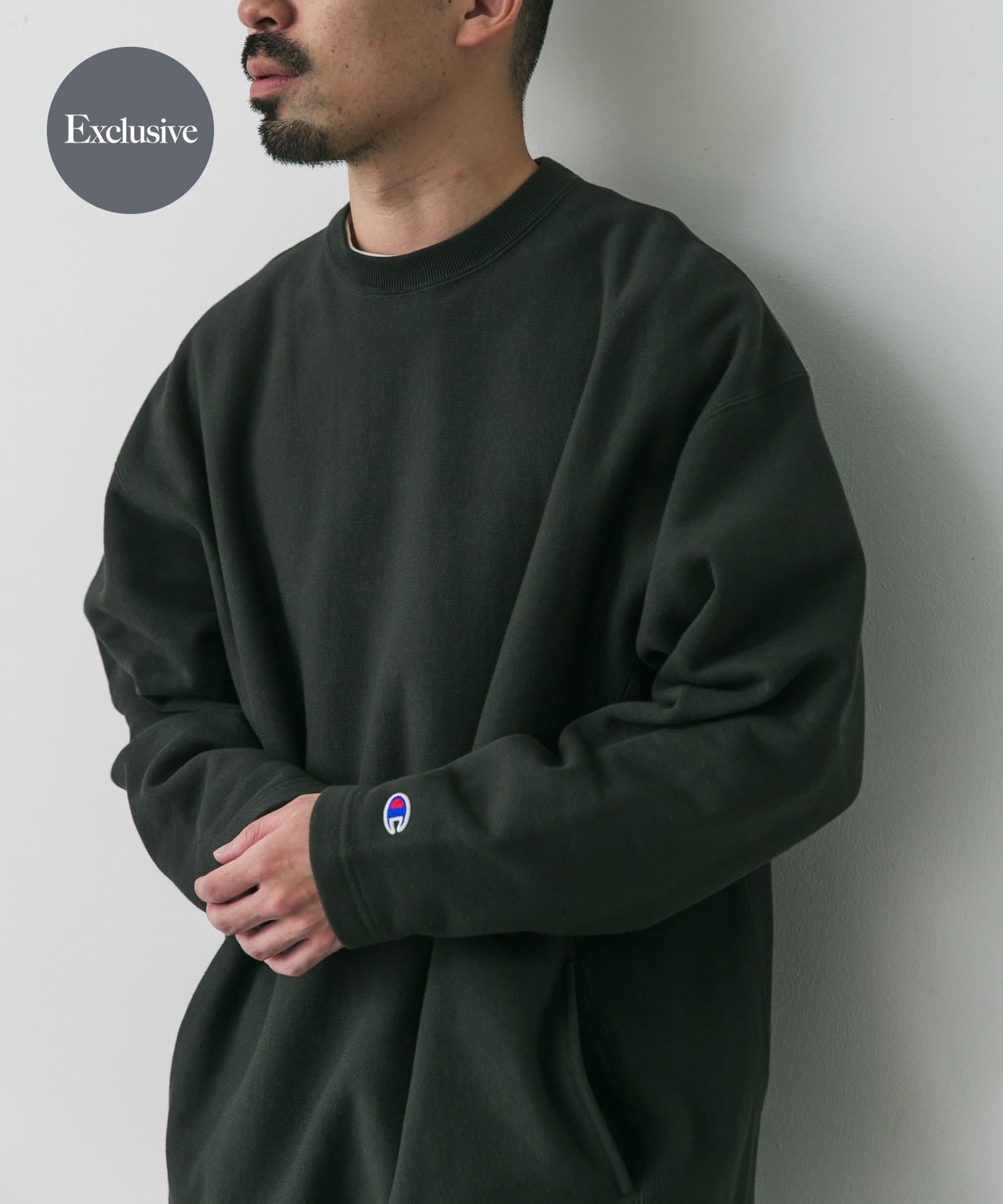 『別注』Champion×DOORS　CREWNECK SWEATSHIRTS