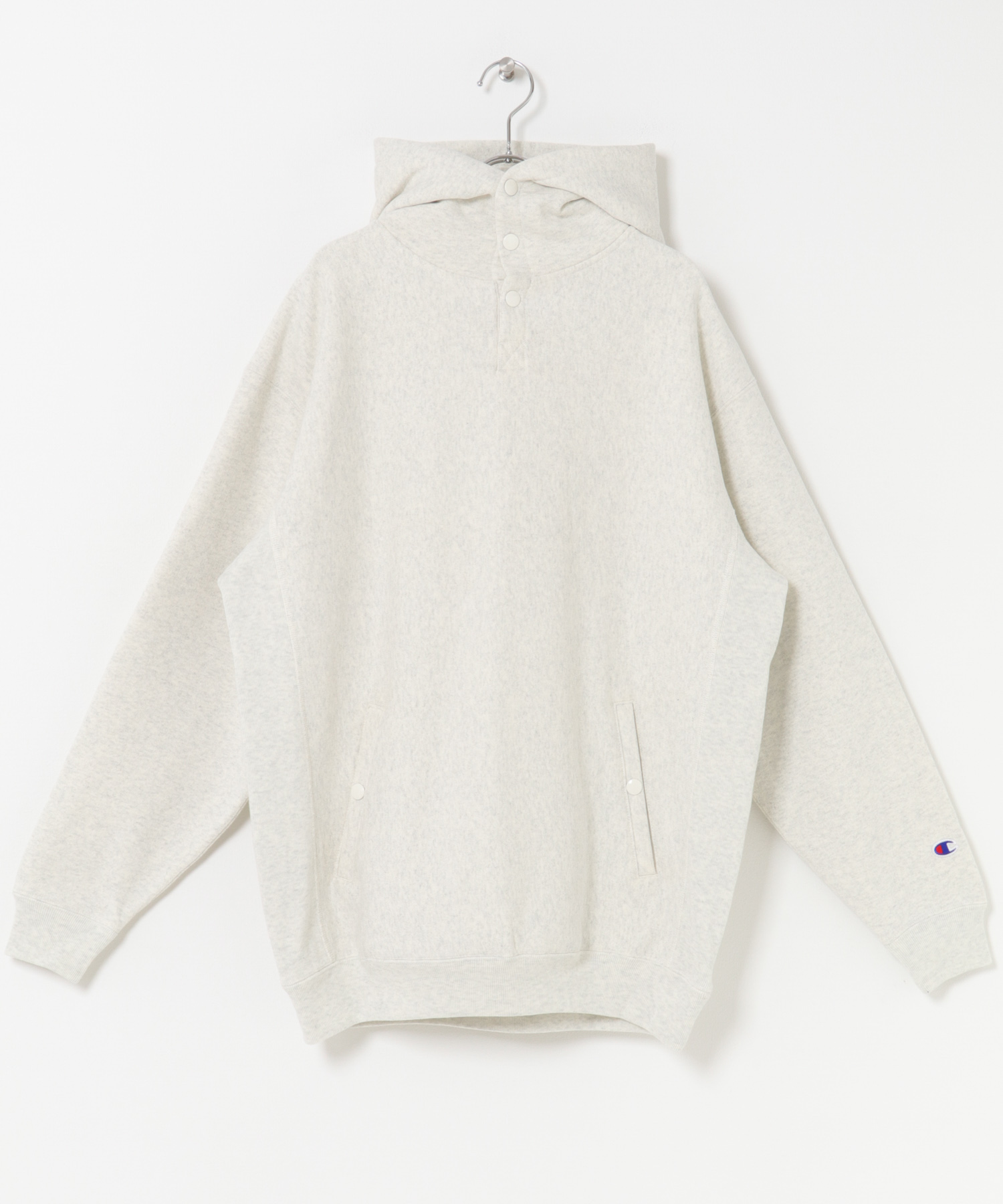 『別注』Champion×DOORS　RW HALF SNAP PARKA オートミール M