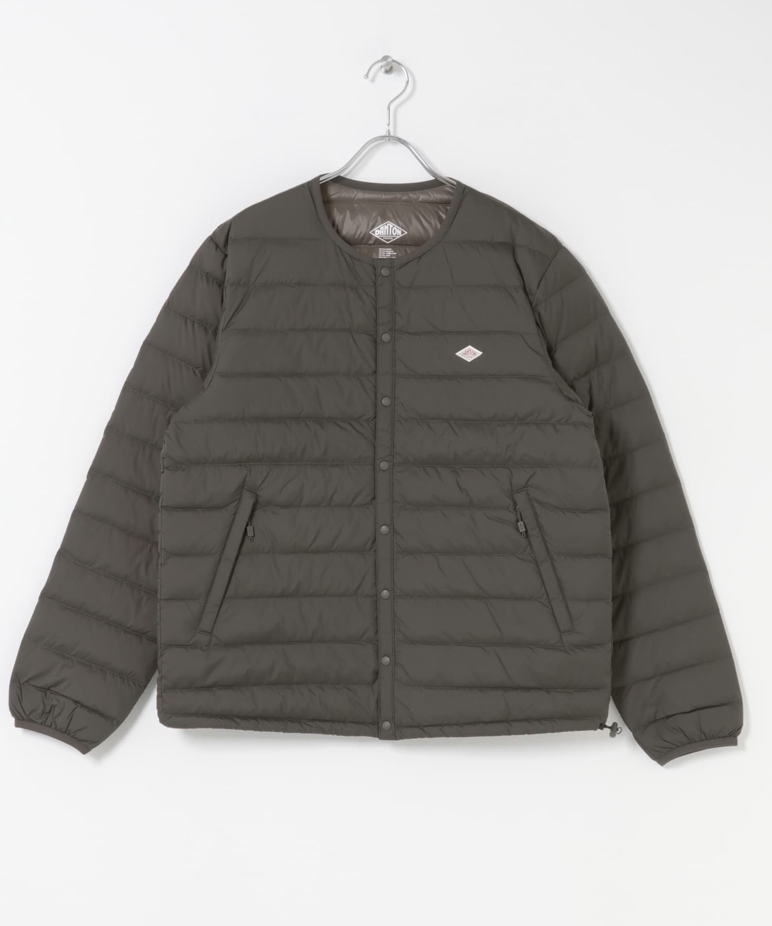 DANTON　INNER DOWN CREWNECK JACKET IRON M