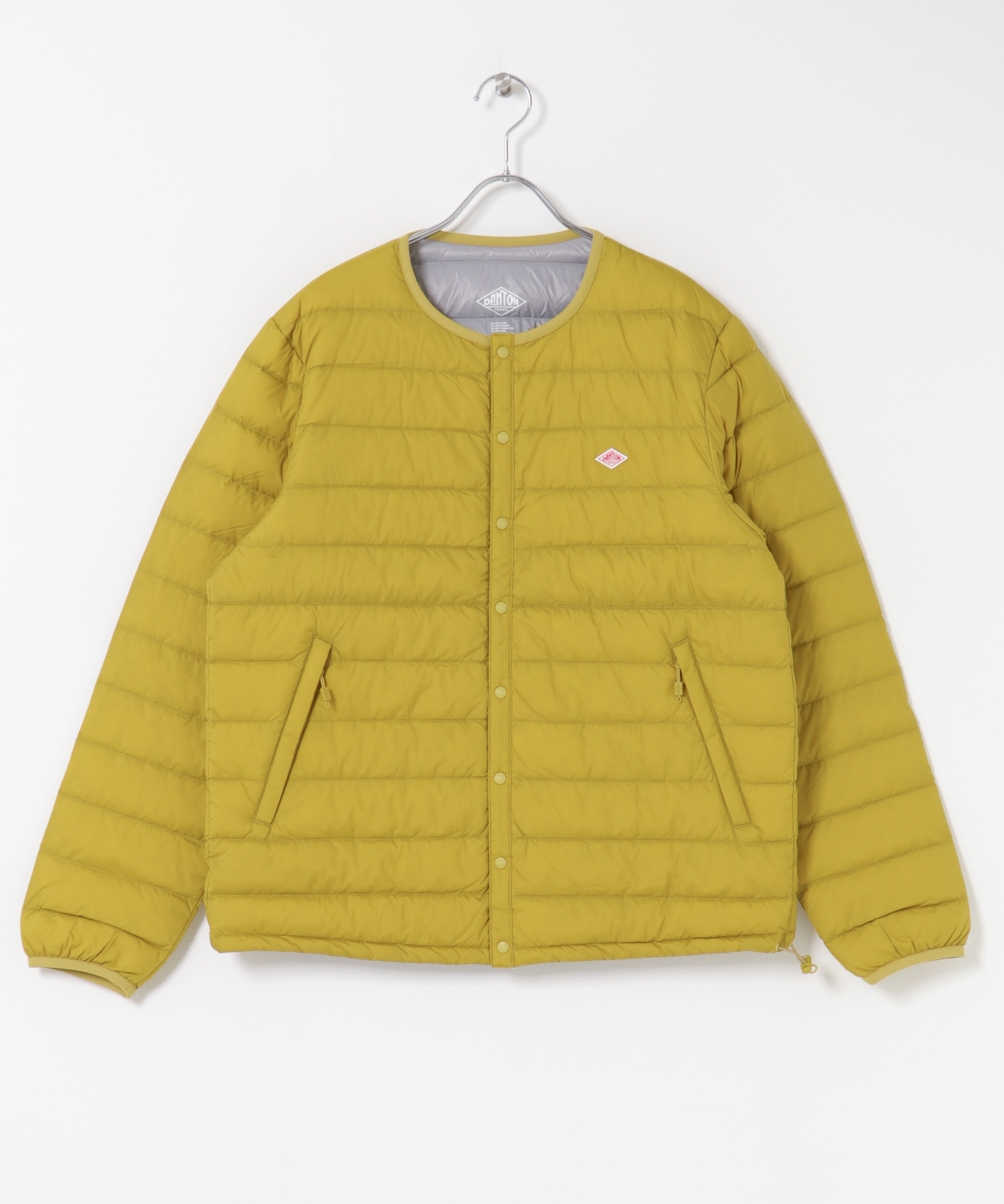 DANTON　INNER DOWN CREWNECK JACKET MUSTARD M