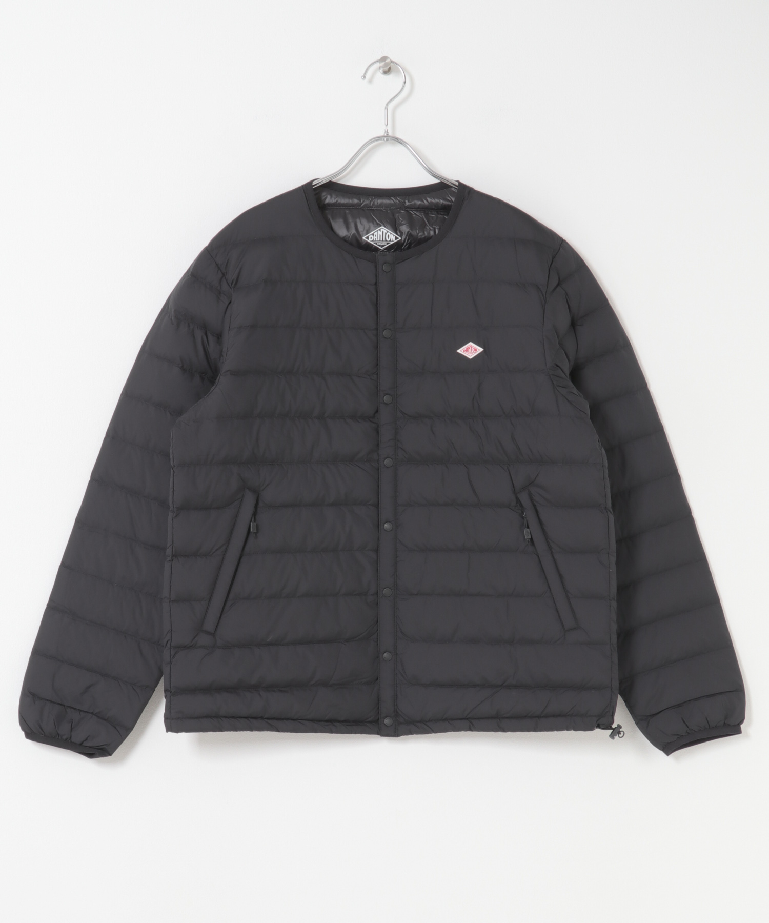 DANTON　INNER DOWN CREWNECK JACKET BLACK M