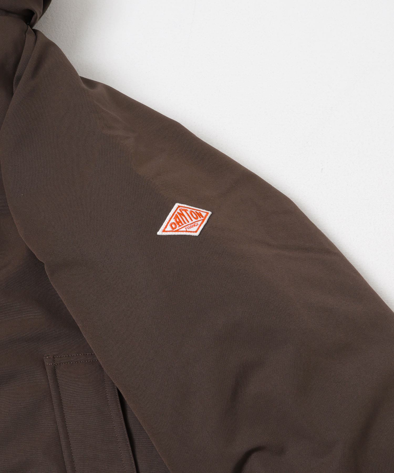 DANTON　ARMY HOODED JACKET DK.BROWN S