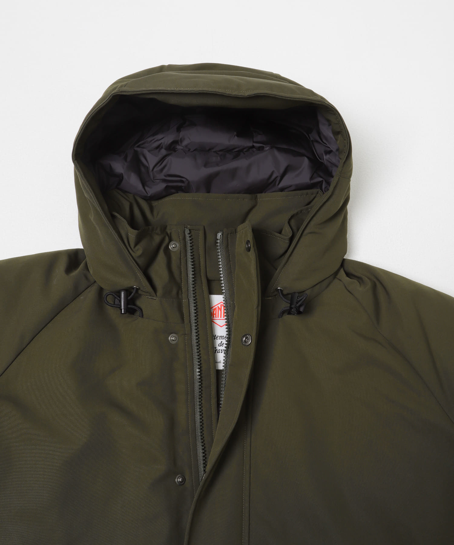 DANTON　ARMY HOODED JACKET OLIVE S