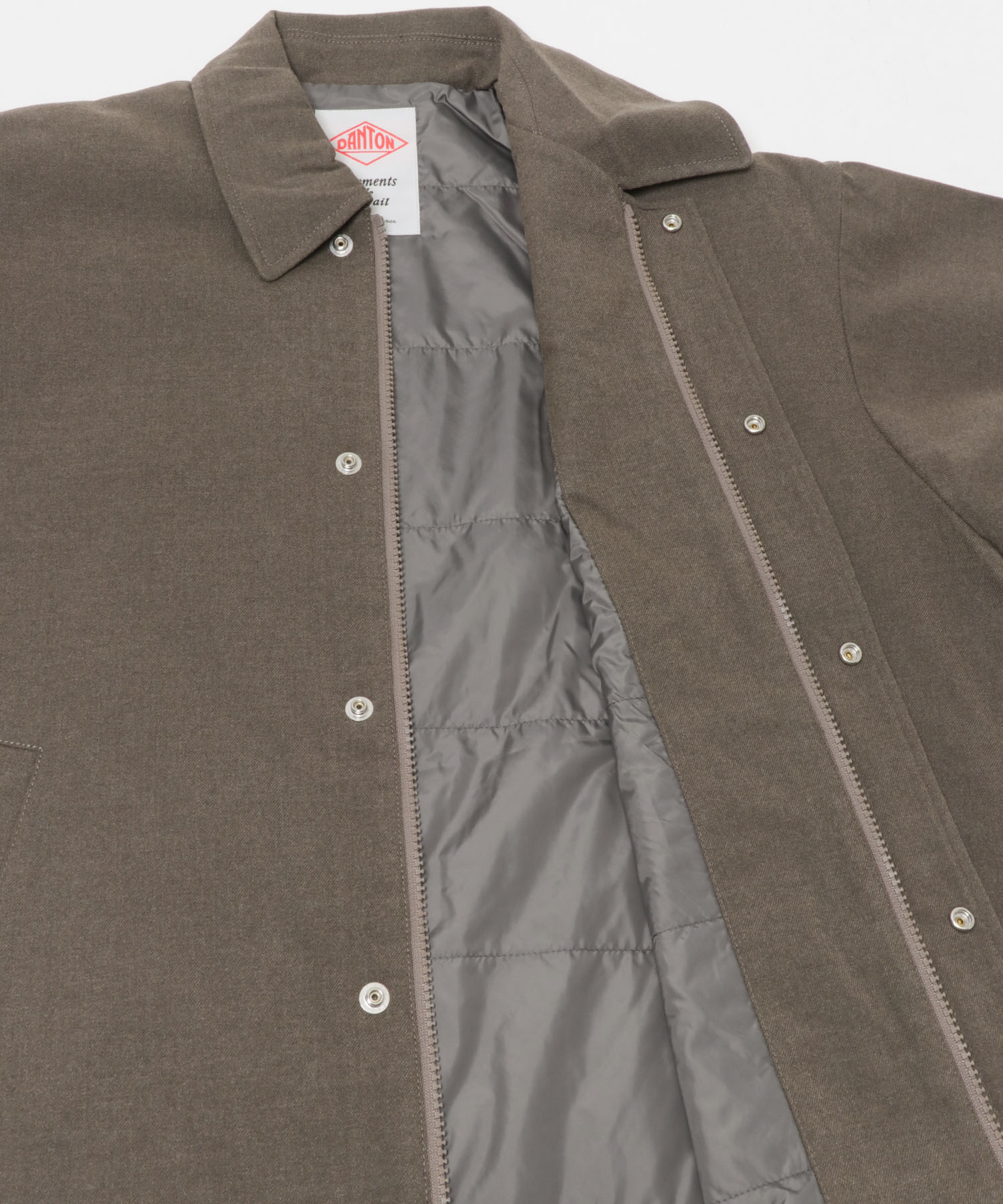 DANTON　COACH JACKET GREIGE 40