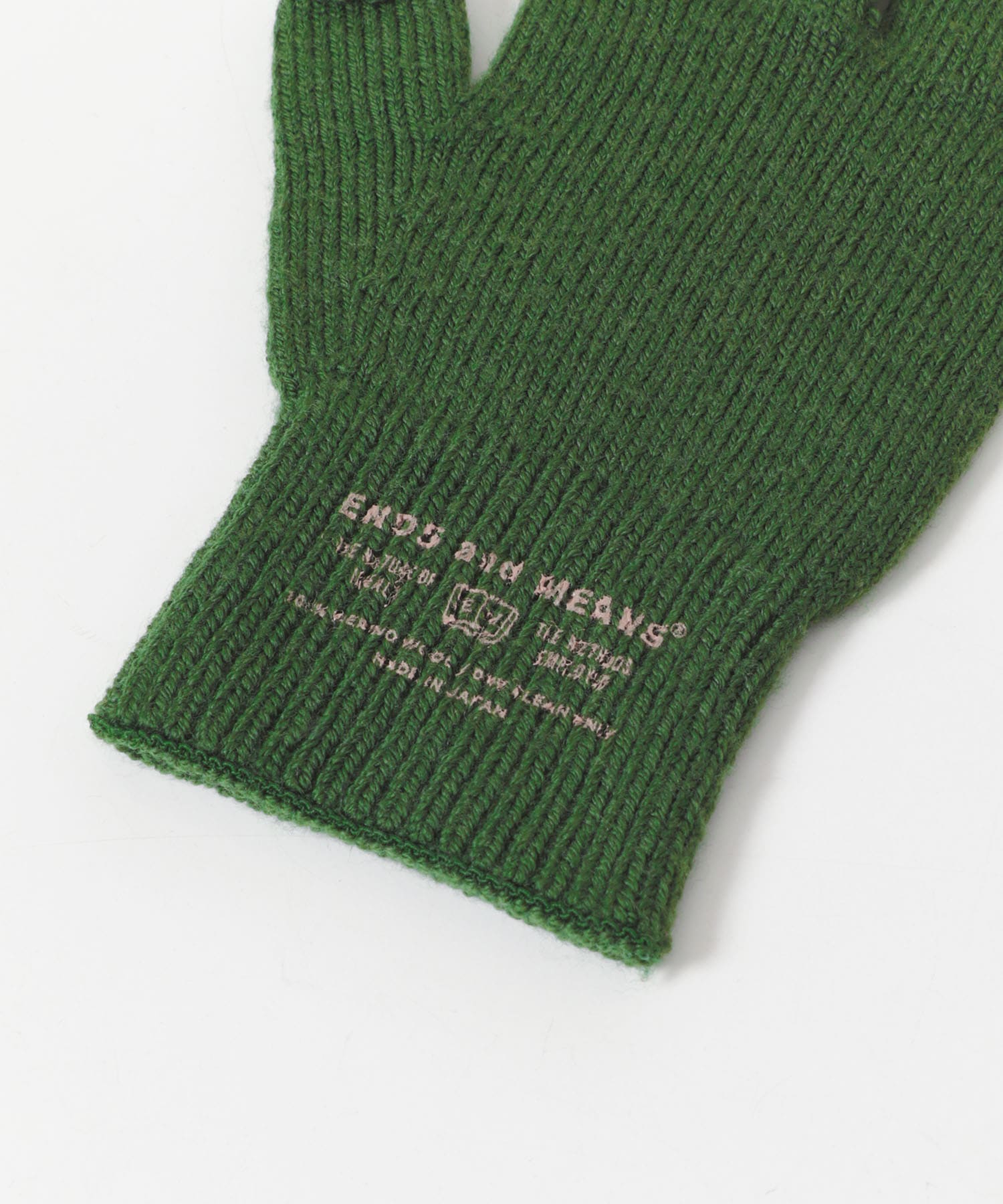 ENDS and MEANS　Grandpa Gloves Basil FREE