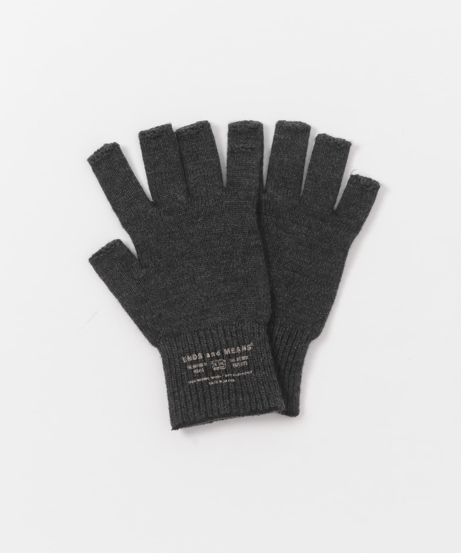 ENDS and MEANS　Grandpa Gloves Mix Black FREE