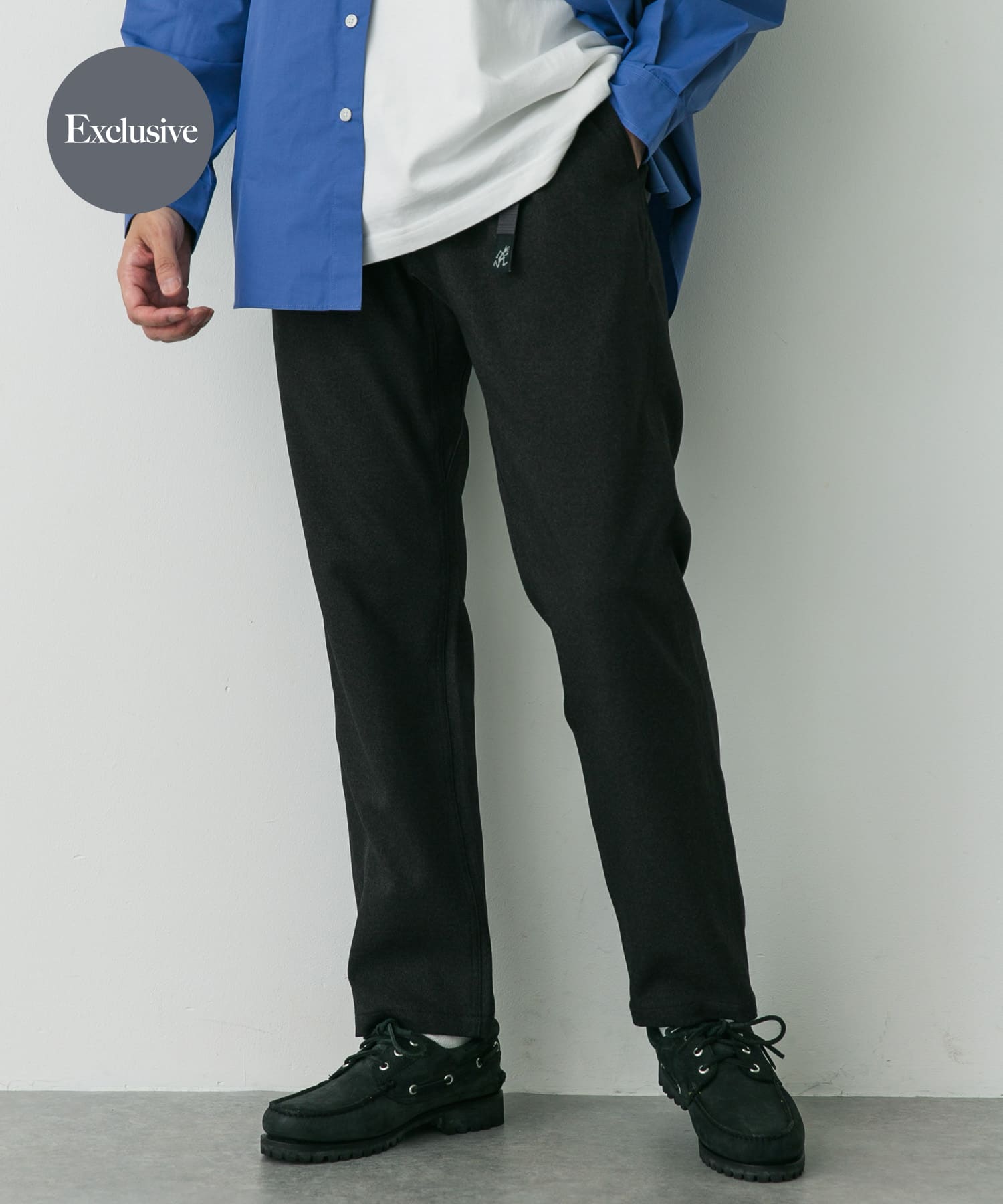 『別注』GRAMICCI　LANATECウールライクトラウザー