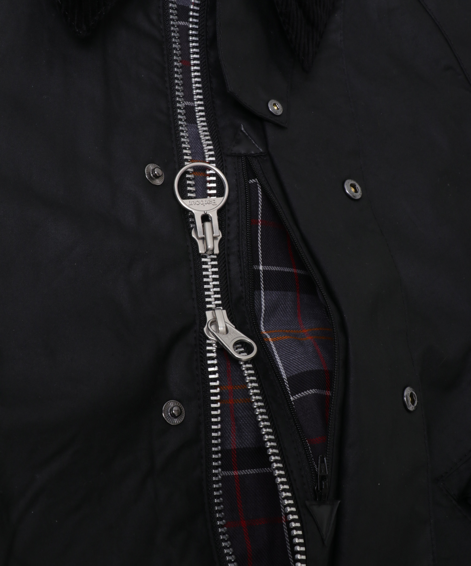Barbour　OS TRANSPORT WAX JACKET BLACK 36